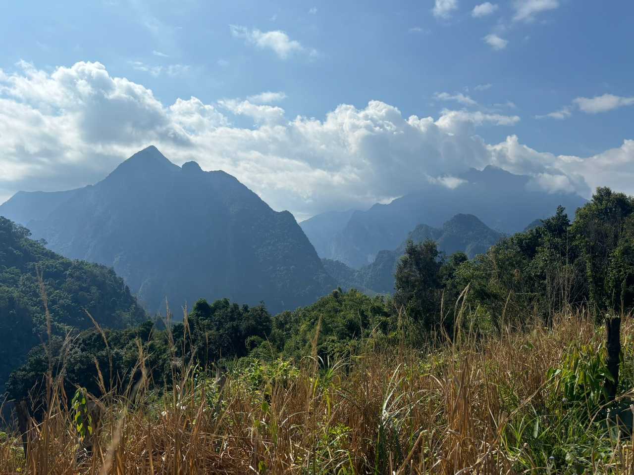 Paysage dans le nord du Laos