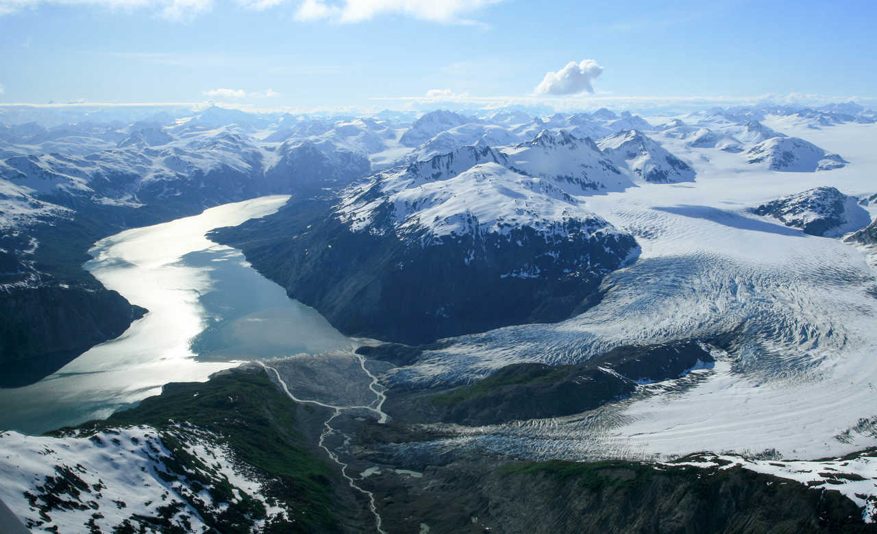 Paysage de l'Alaska l'été