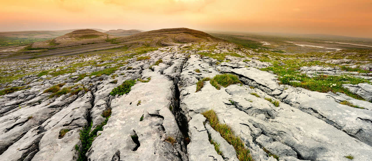 Paysage du Burren en Irlande