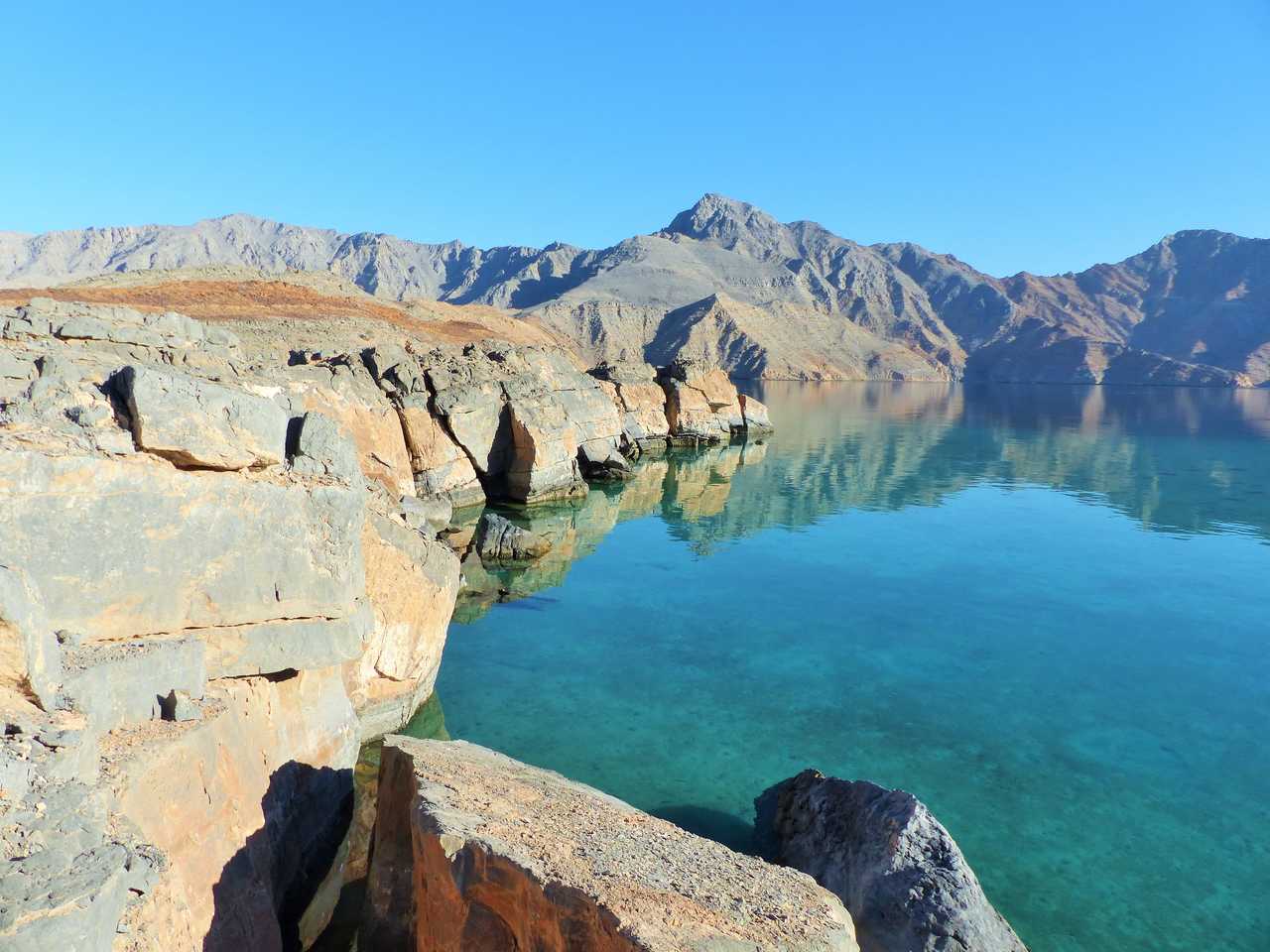 Paysage du Musandam à Oman