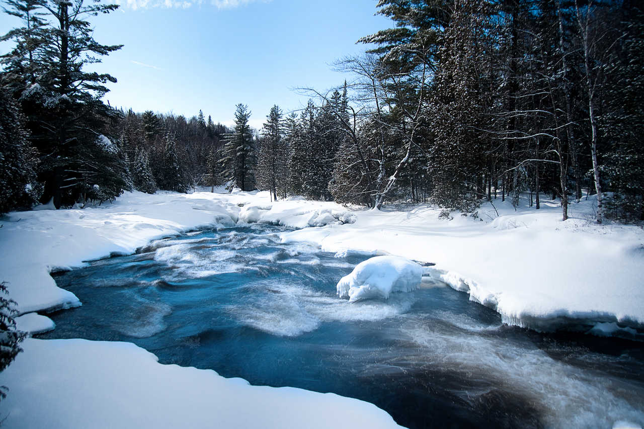 Paysage du Québec en hiver