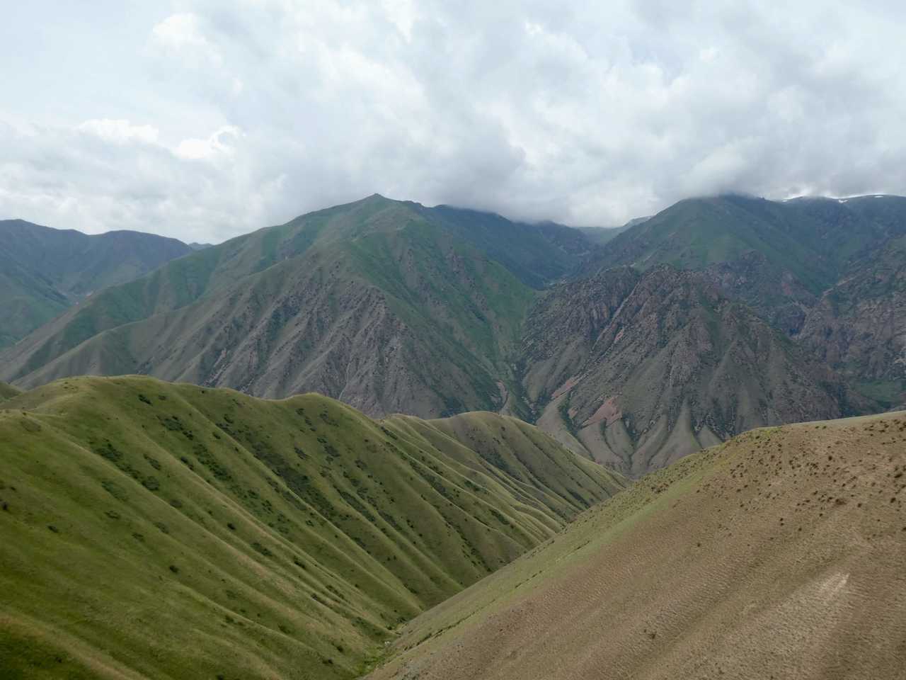 Paysage du trek Kyzyk Oil - Song Koul