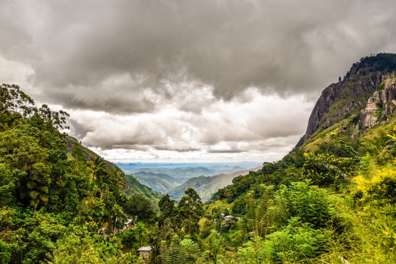 Paysage naturel au Sri Lanka