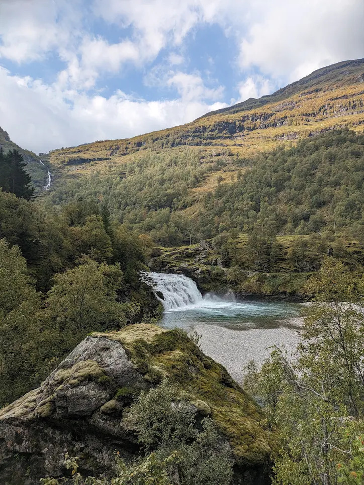 Paysages depuis le train de Flam à Finse en Norvège
