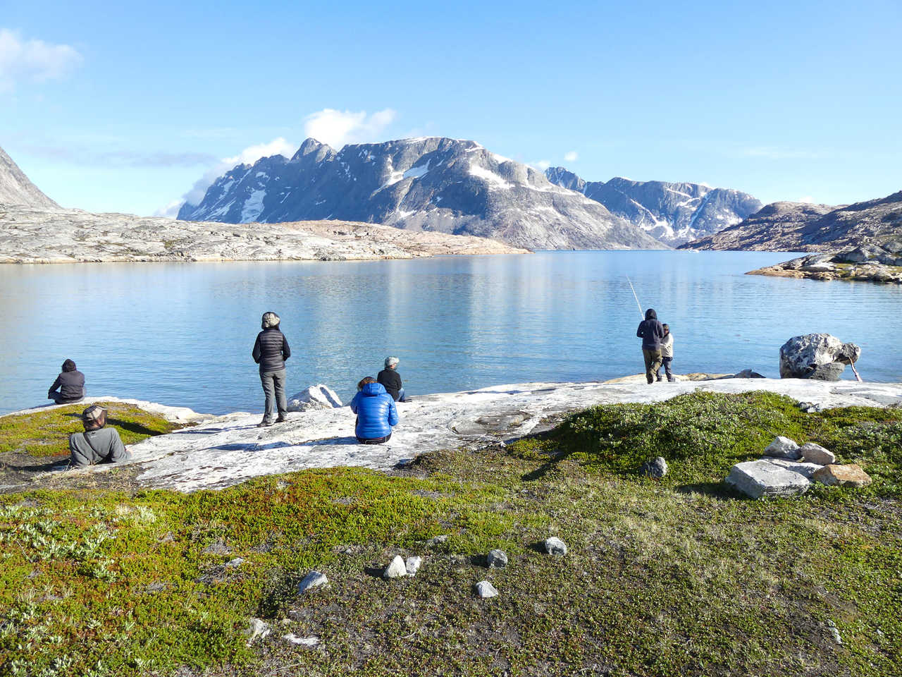 Pêche dans le fjord de l'Est Groenland