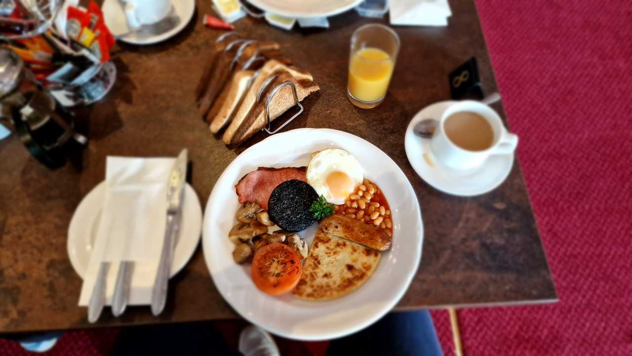 Petit-déjeuner écossais dans un Bed and breakfast en Ecosse