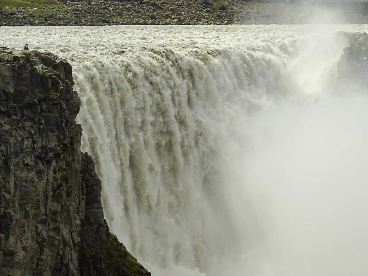 Photo de la cascade de Detifoss en Islande