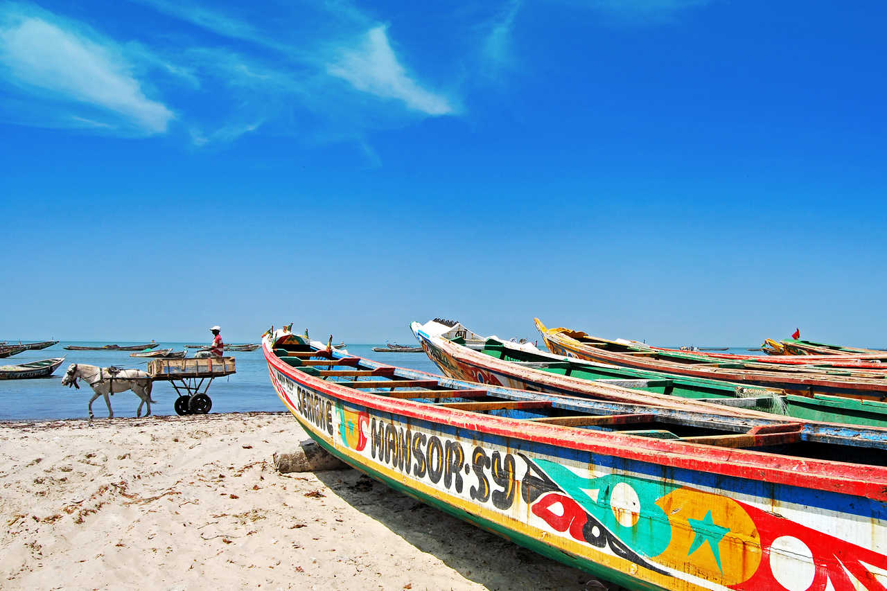 Pirogues de pêche, Sénégal