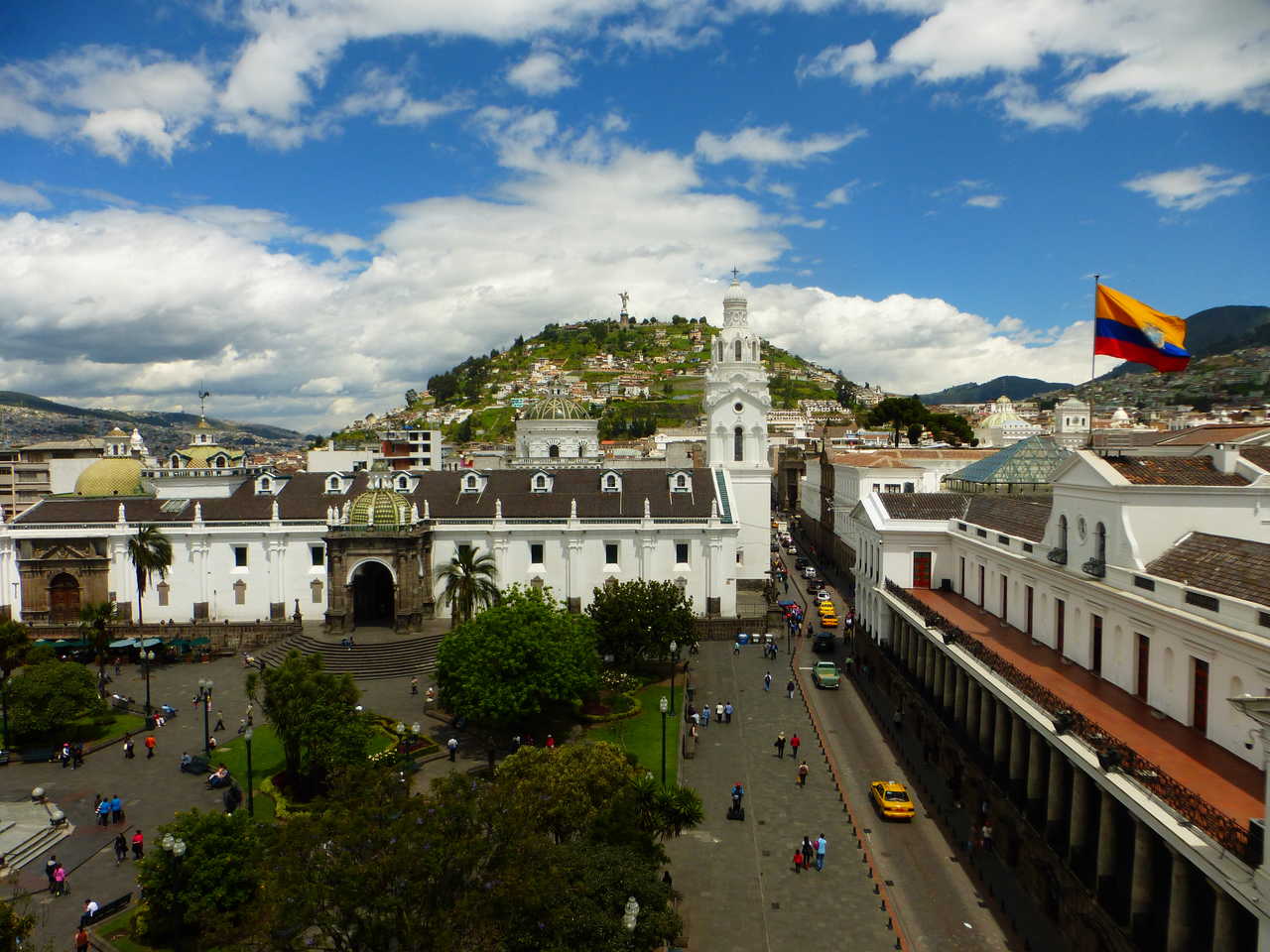 Place de l'indépendance à Quito en Equateur
