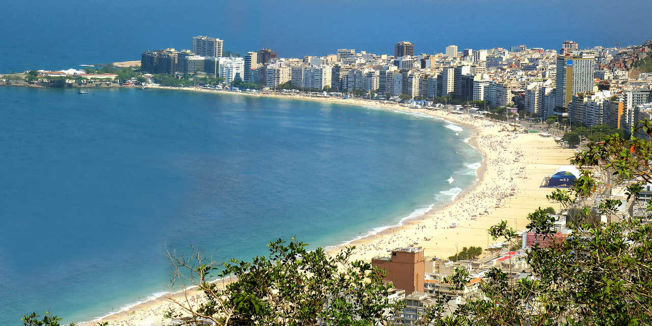 Plage de Copacabana à Rio