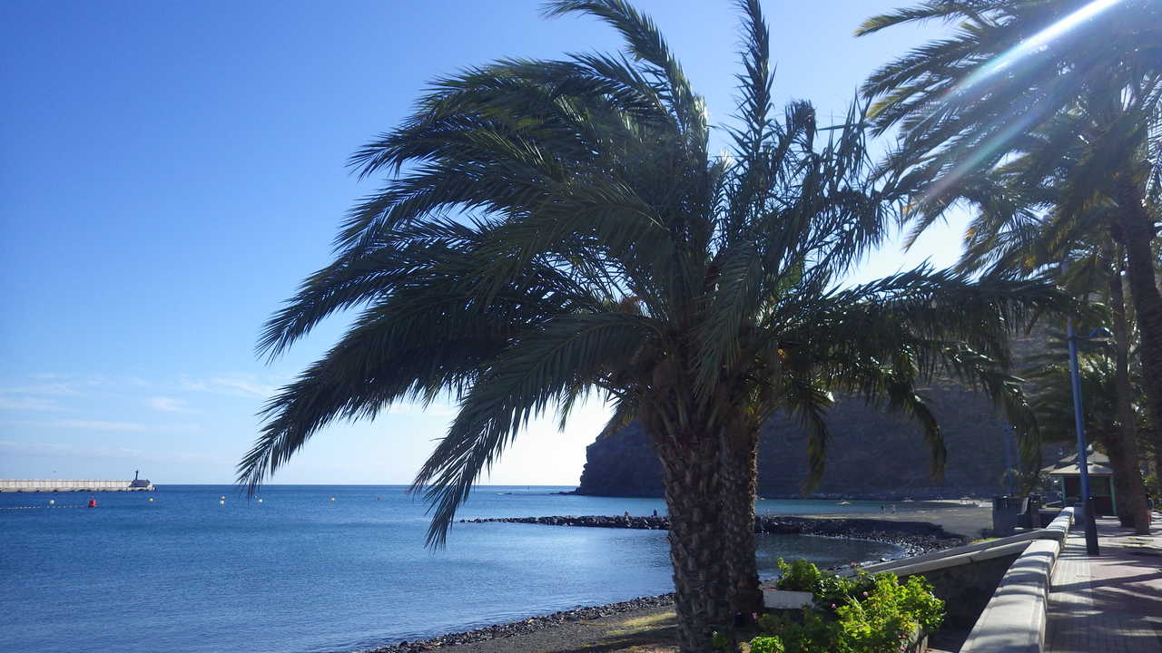 Plage de La Gomera aux Canaries