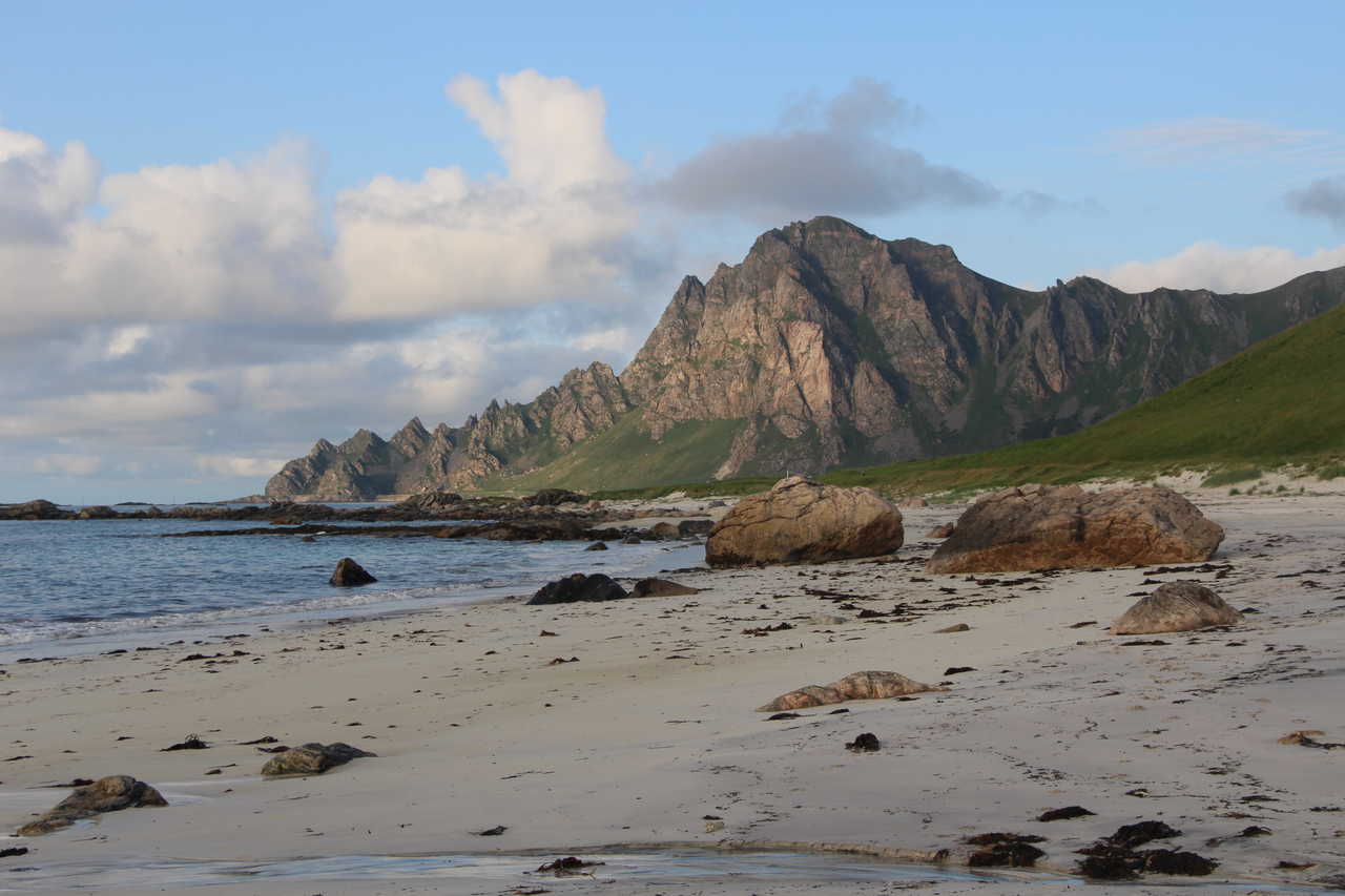 Plage des Lofoten, Norvège