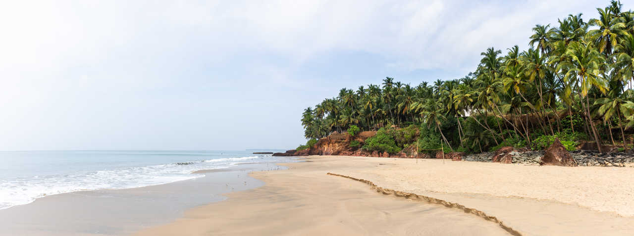 Plage du Kerala en Inde