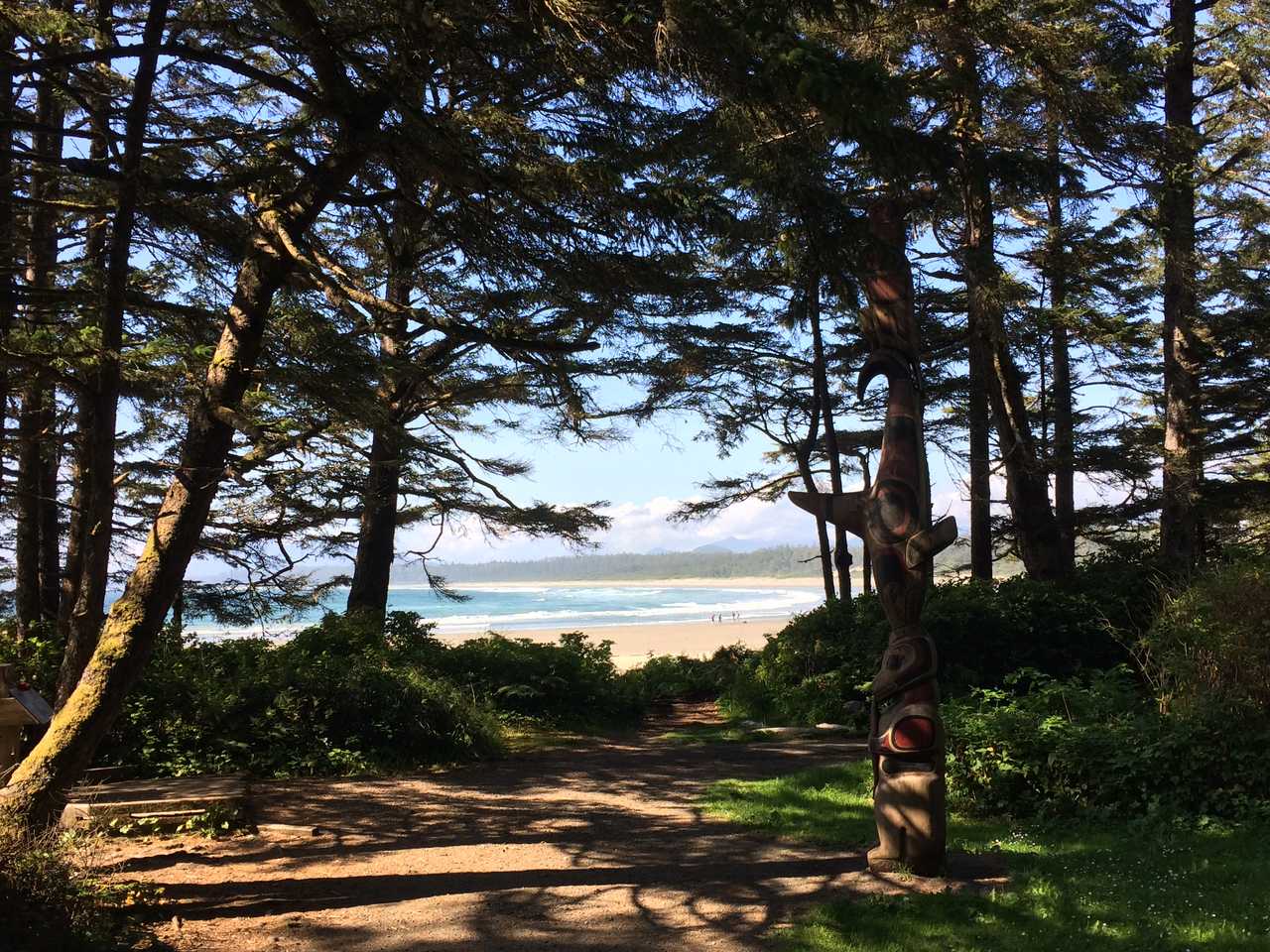 Plage près de Ucluelet dans le Pacific Rim sur l'île de Vancouver