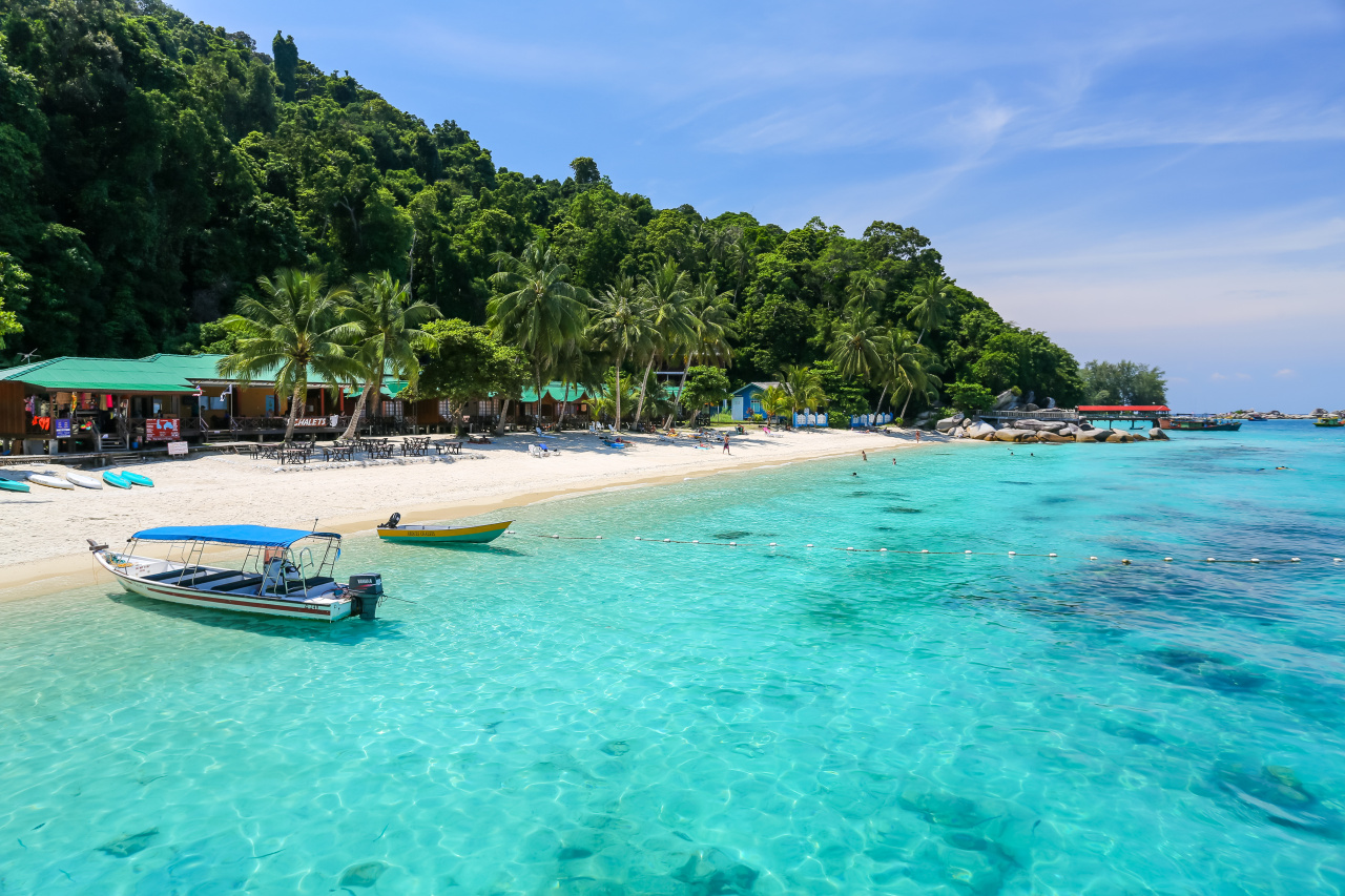 Plage sur les Îles Perhentian en Malaisie