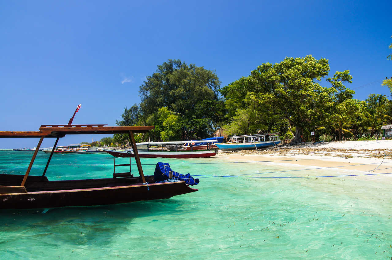Plages de Gili Air en Indonésie