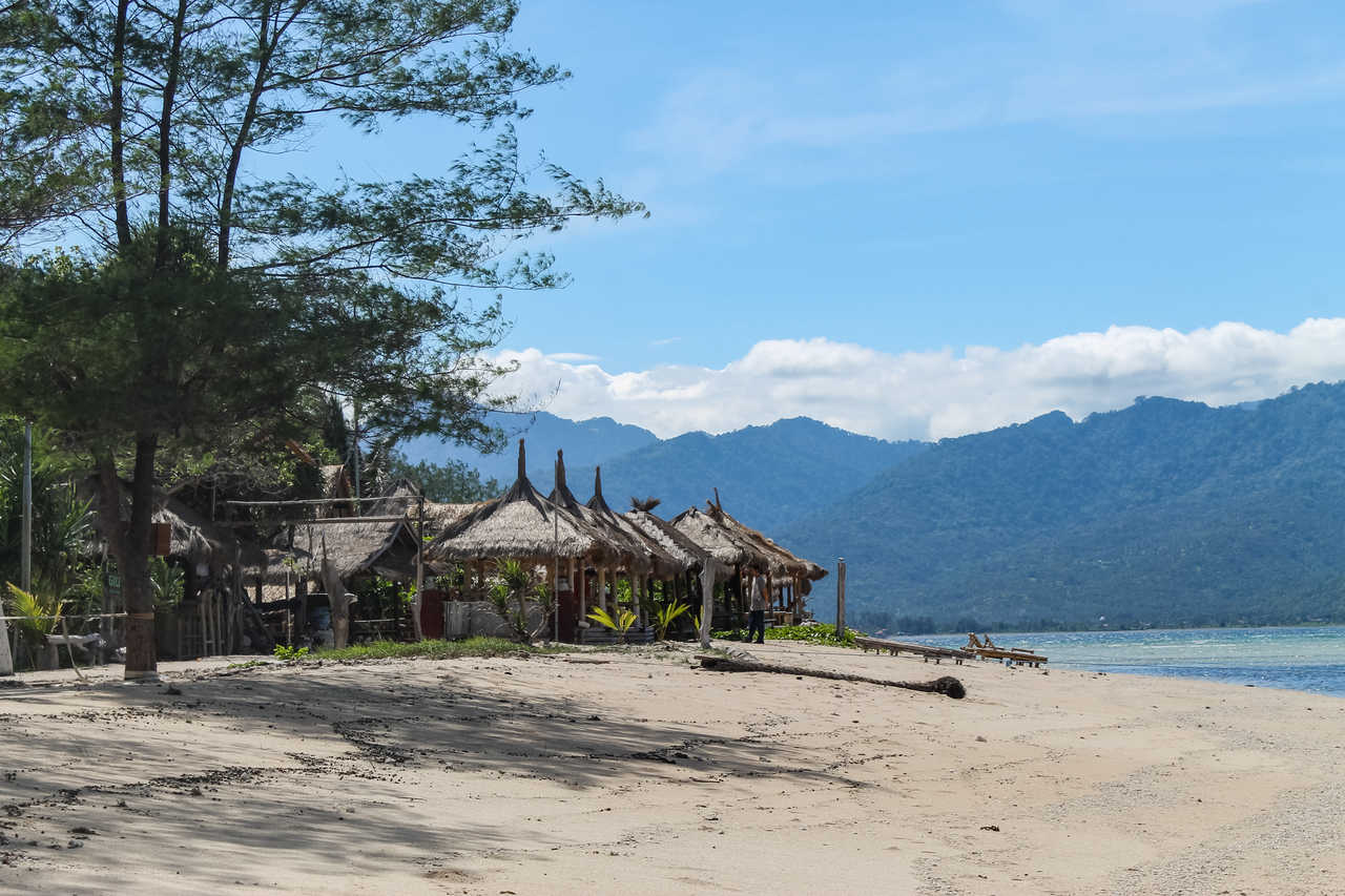 Plages paysibles de Gili Air en Indonésie