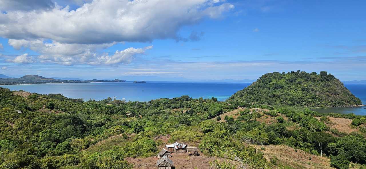 Point de vue sur les Nosys de Madagascar