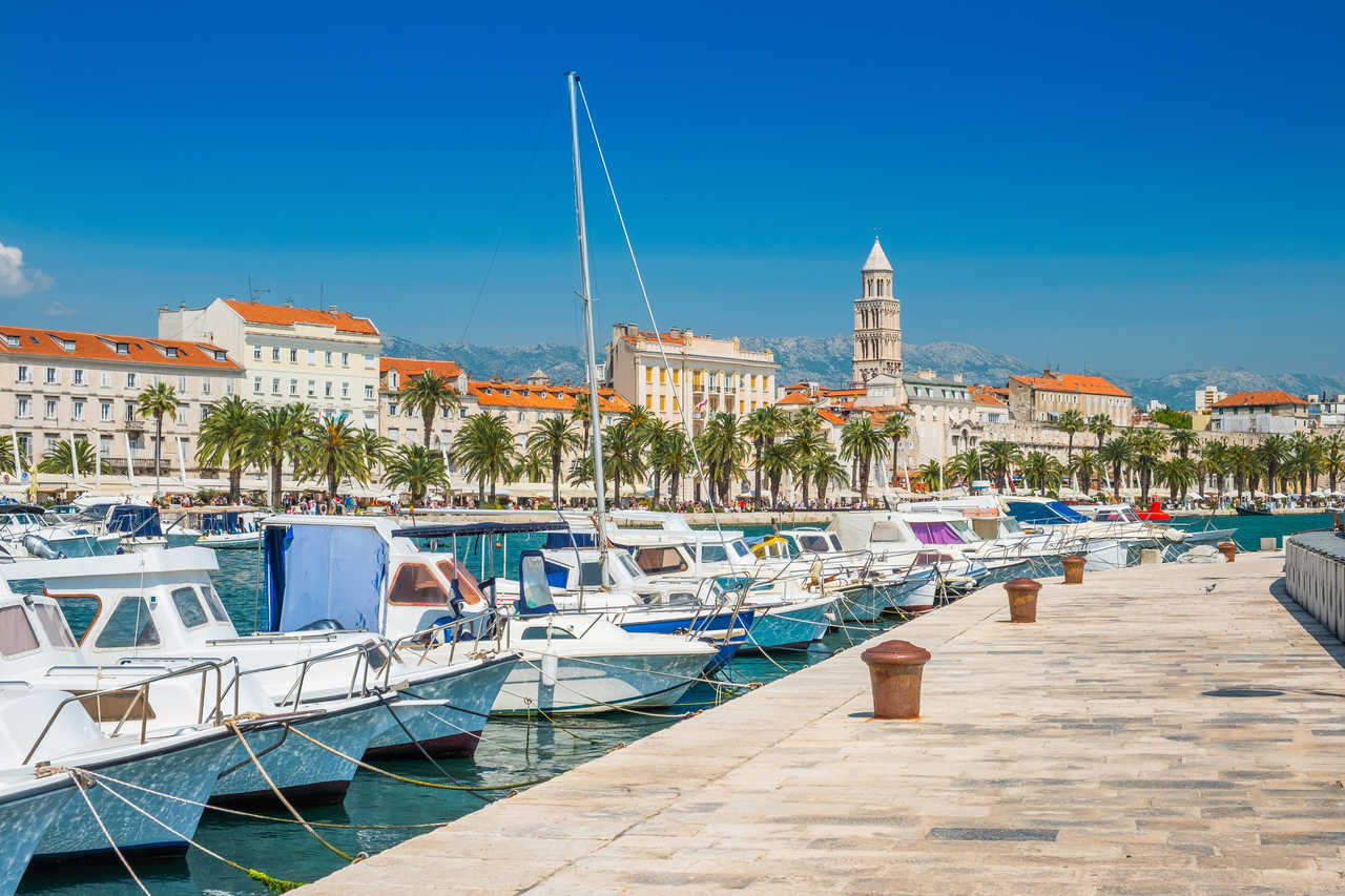 Port de Split en Croatie © Adobe Stock Port de Split en Croatie