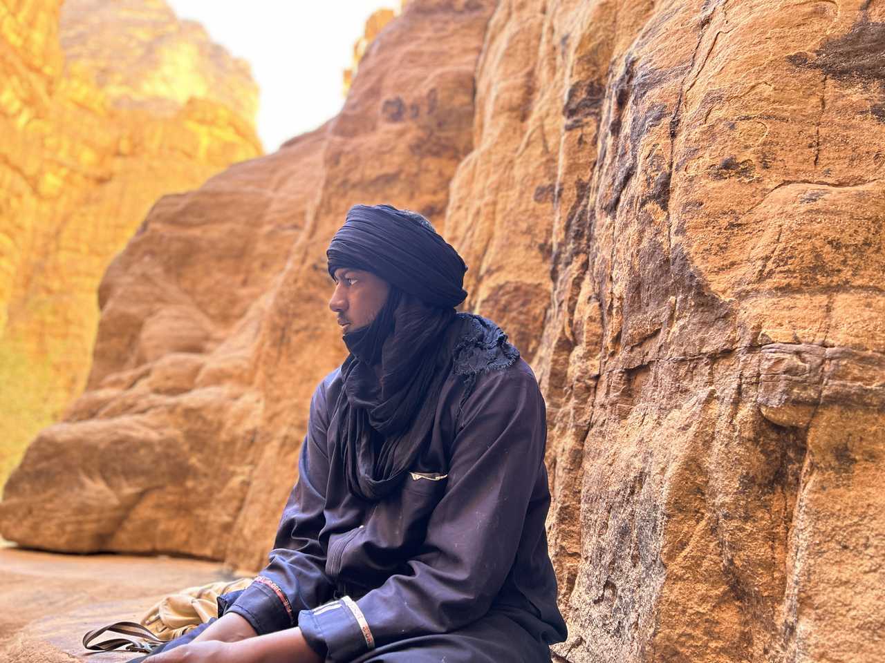 Portrait de notre guide touareg en Algérie