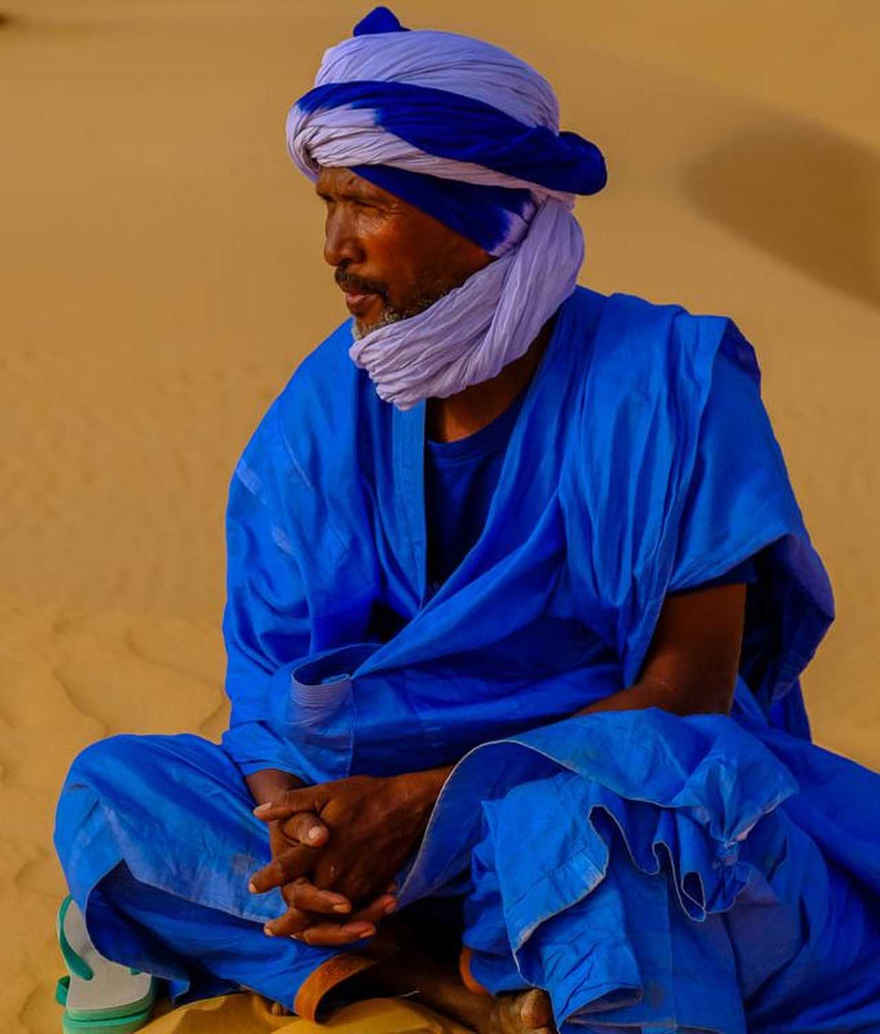 Portrait Guide Maure, Mauritanie