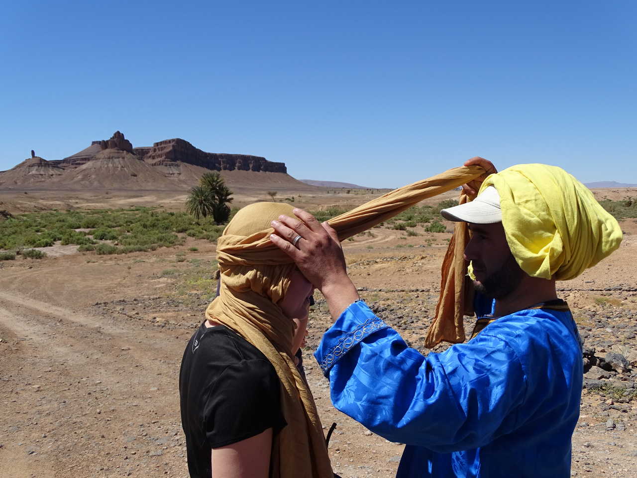 Pose du cheich, Maroc