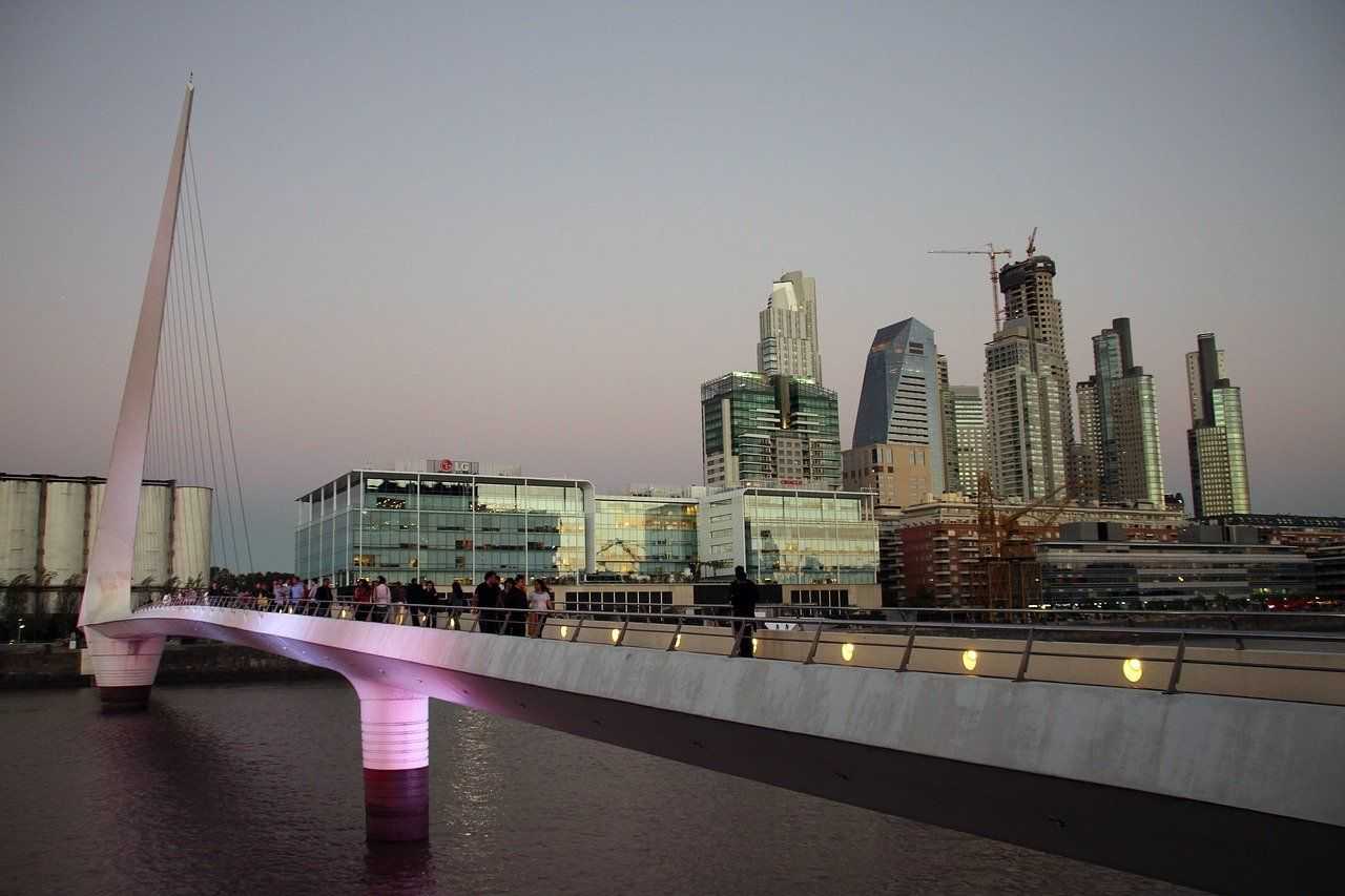 Puente Mujer Puerto Madero Buenos Aires Argentine