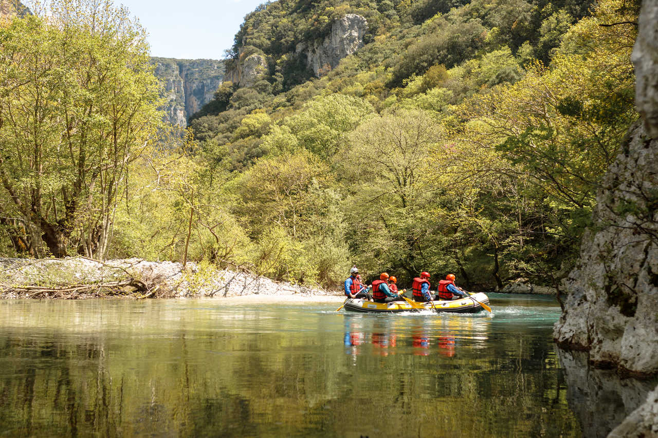 Rafting sur le fleuve de Vikos