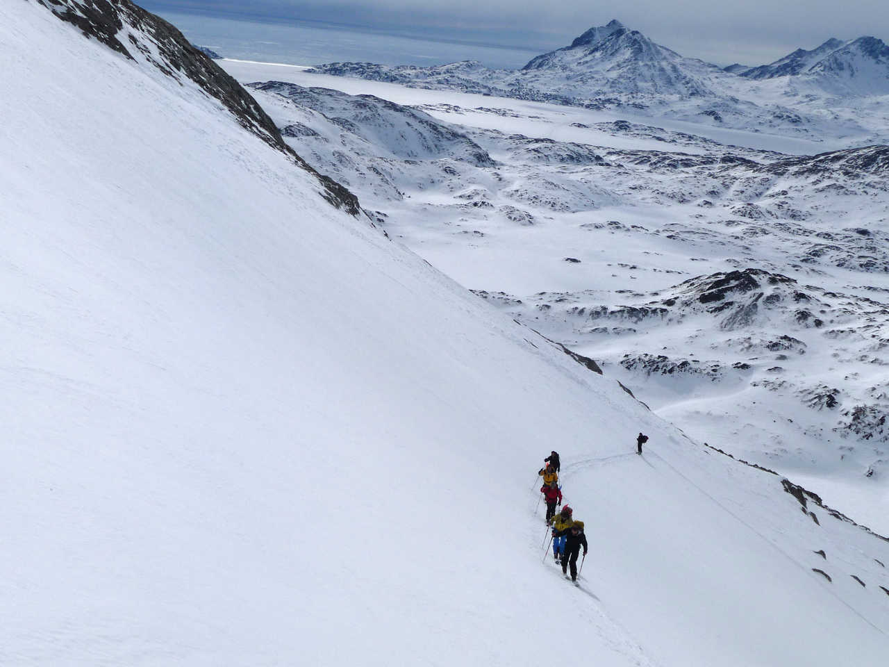 Raid à Ski au Groenland l'hiver