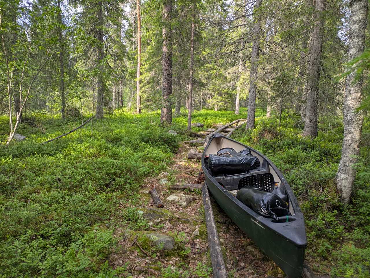 Raid canoé sur 2 jours avec bivouac en Finlande