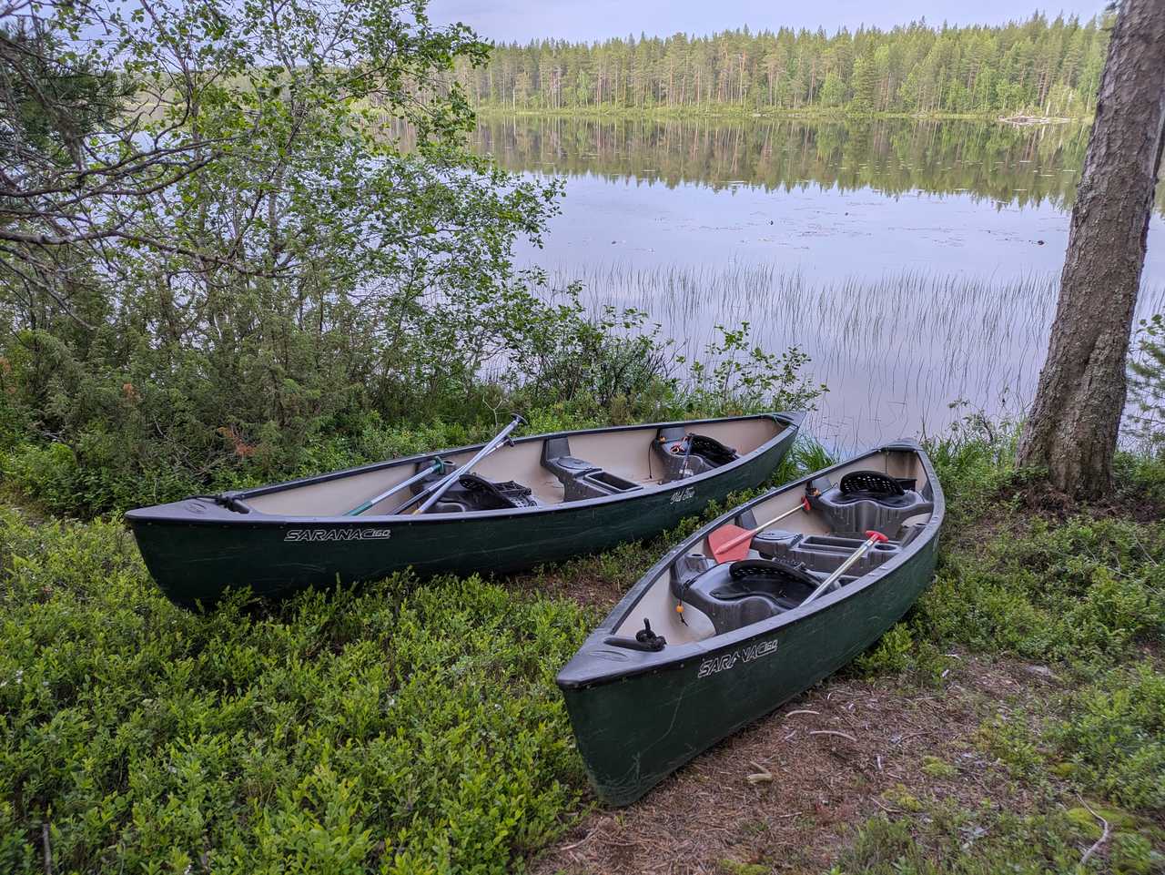 Raid canoé sur 2 jours avec bivouac en Finlande