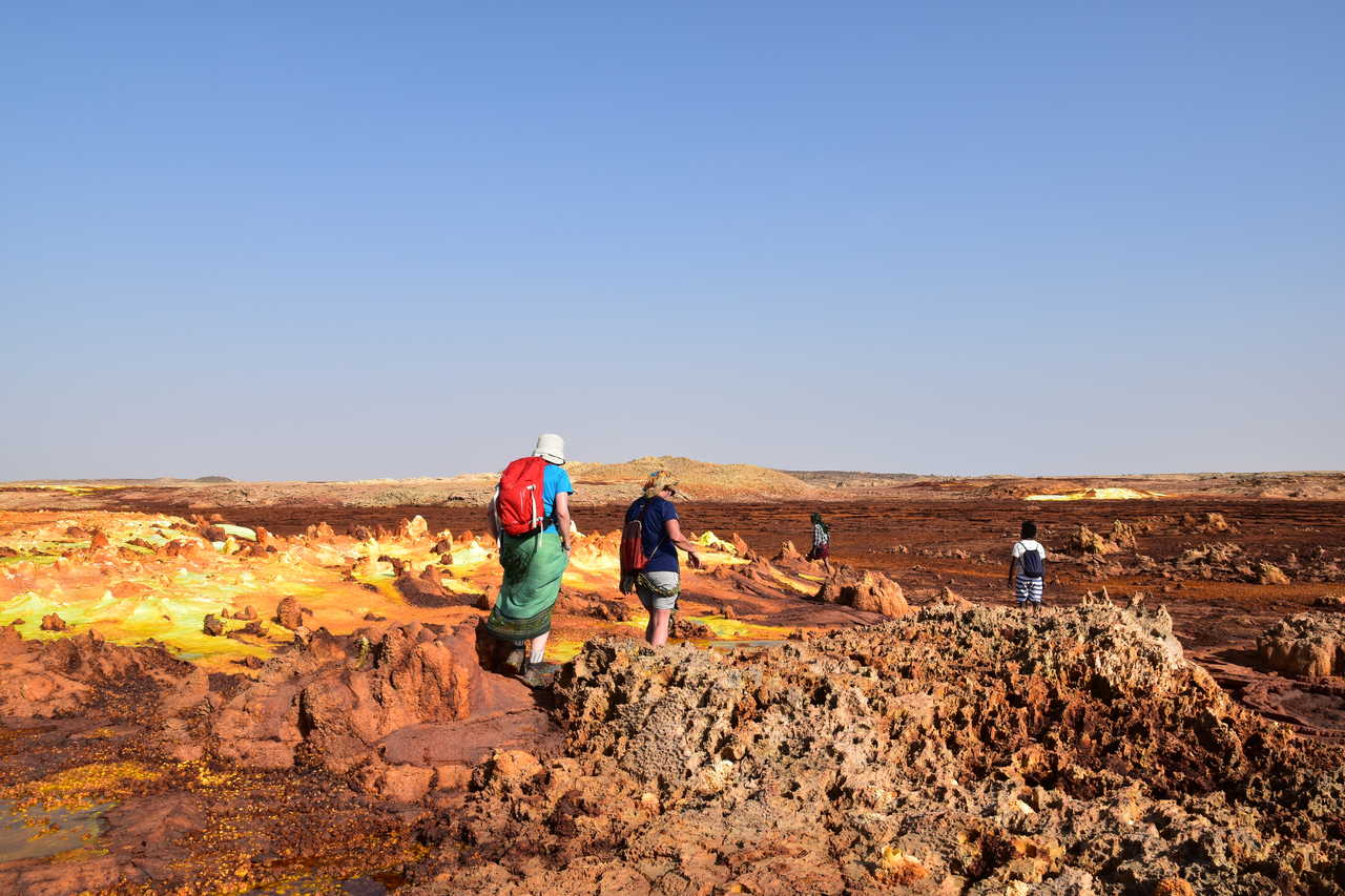 Randonné dans la dépression du Danakil