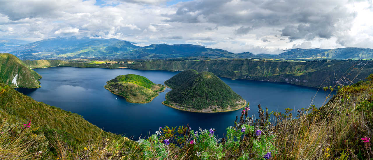 Randonnée à la lagune de Cuicocha en Équateur