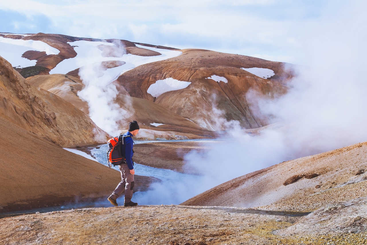 Randonnée à Landmannalaugar, Islande