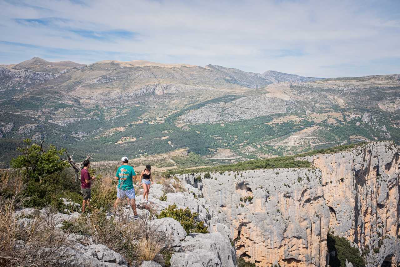 Randonnée au dessus des gorges du Verdon