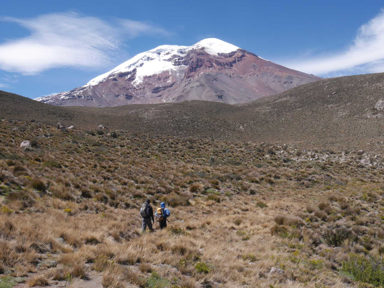 Randonnée au pied du Chimborazo