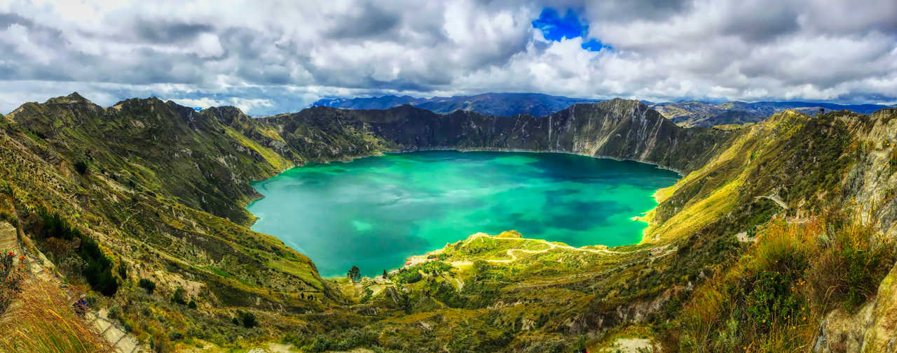 Randonnée au volcan Quilotoa en Équateur