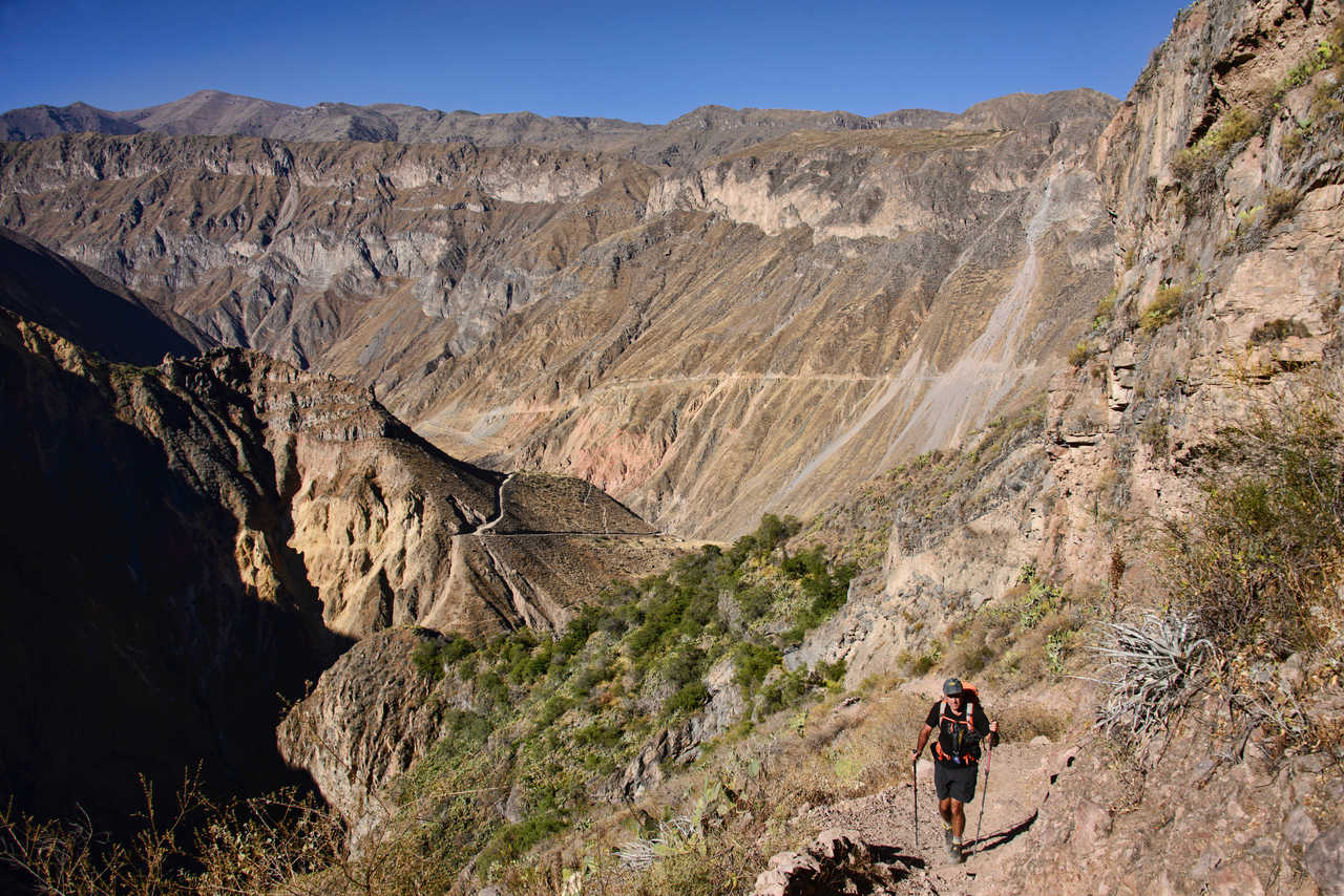 Randonnée dans le canyon de Colca au Pérou