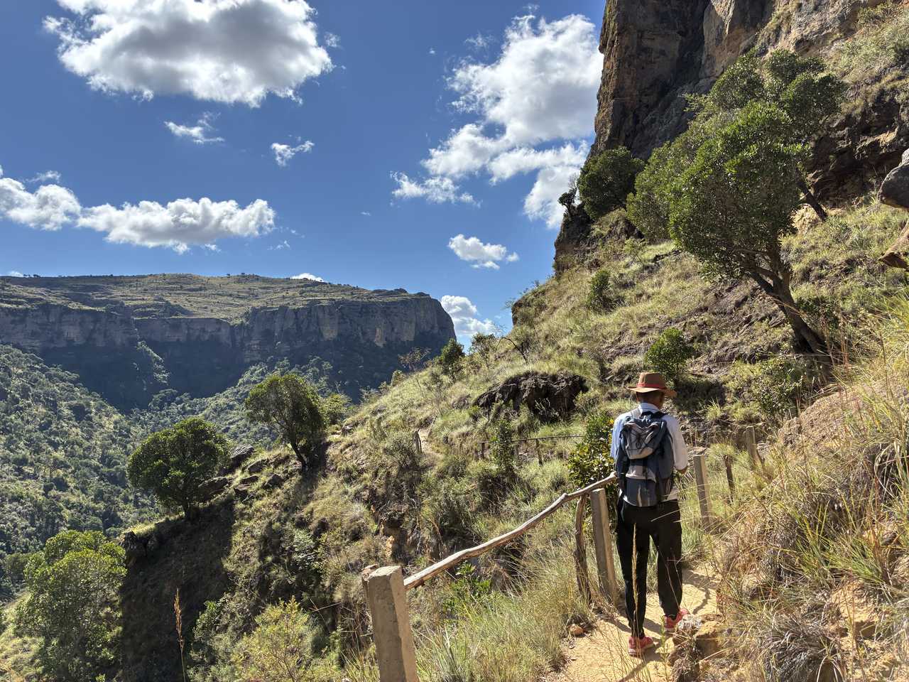Randonnée dans le  Parc de l'Isalo à Madagascar