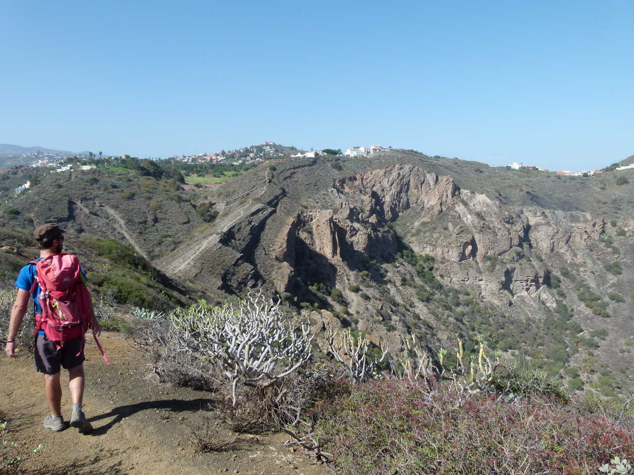 Randonnée en direction du Volcan Bandama à Gran Canaria