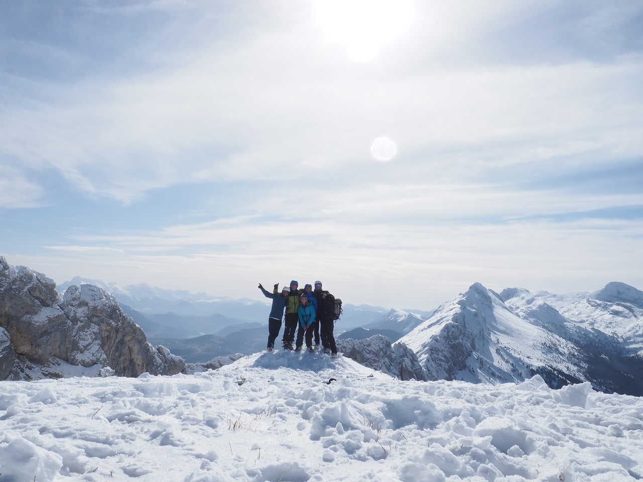 Randonnée en hiver dans le Vercors