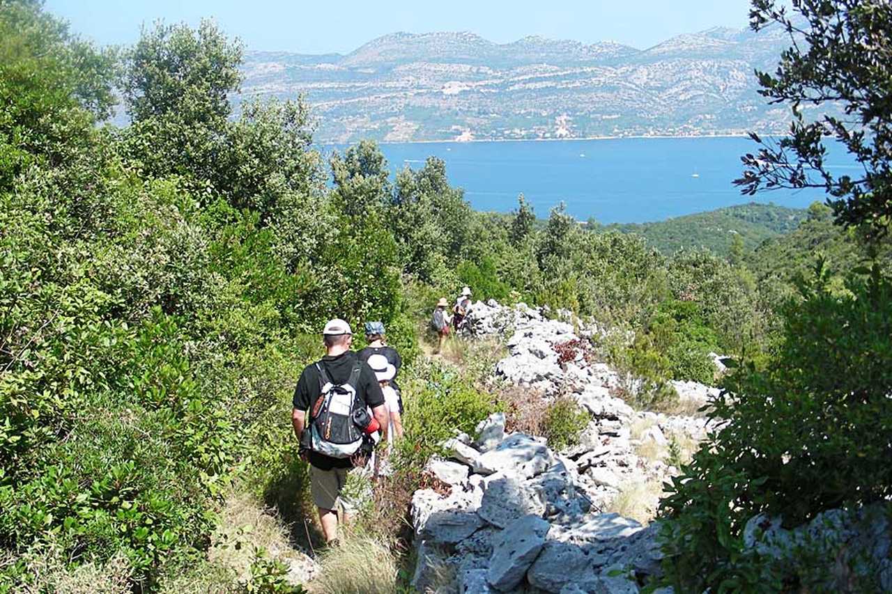 Randonnée sur la presqu'île de Peljesac, Côte dalmate, Croatie
