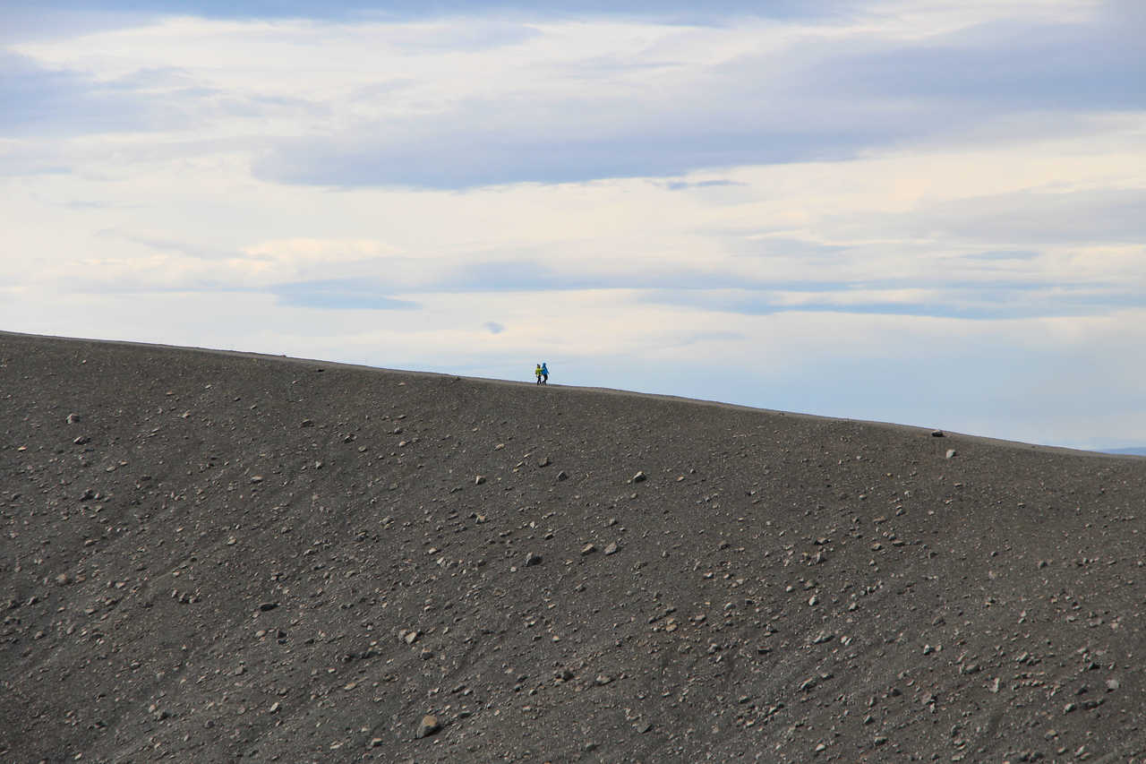 Randonnée sur le cratère de Myvatn en Islande