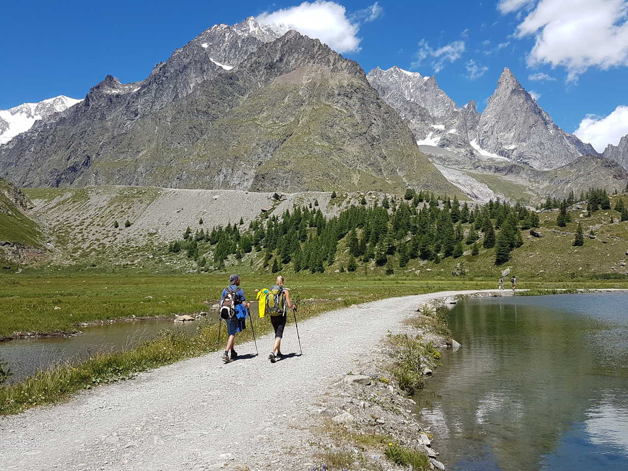 Randonnée sur le tour du mont blanc en liberté, Alpes du nord