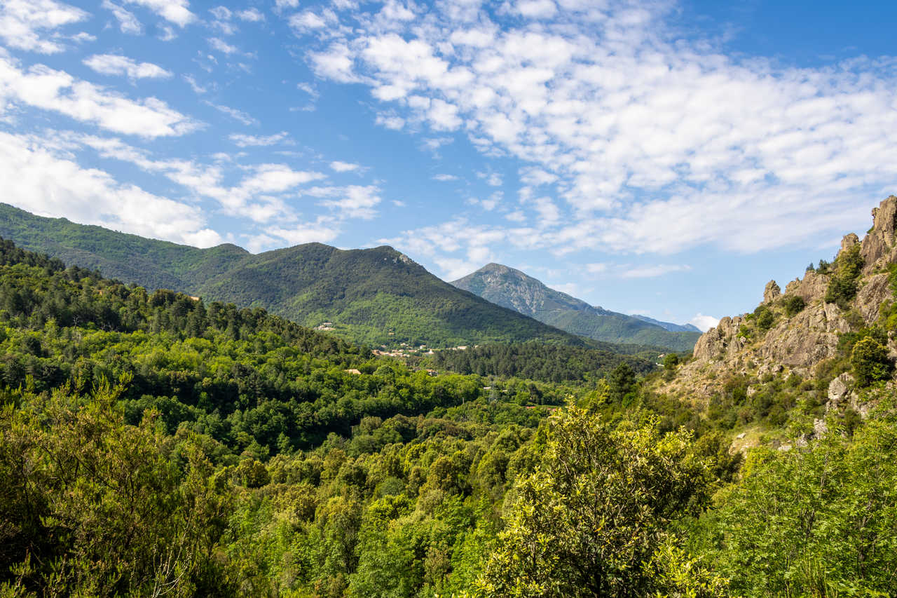 Randonnée sur les hauteurs de Bocognano, Corse