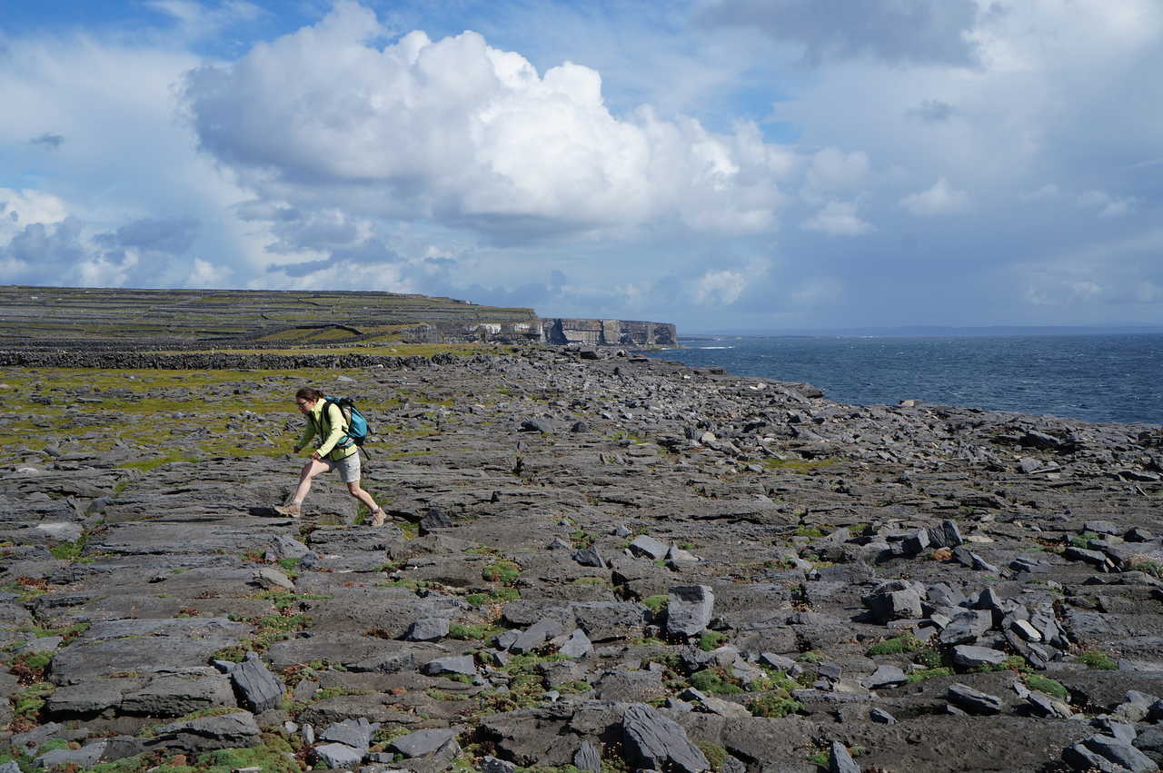 Randonnée sur les îles d'Aran, Inishmore, irlande