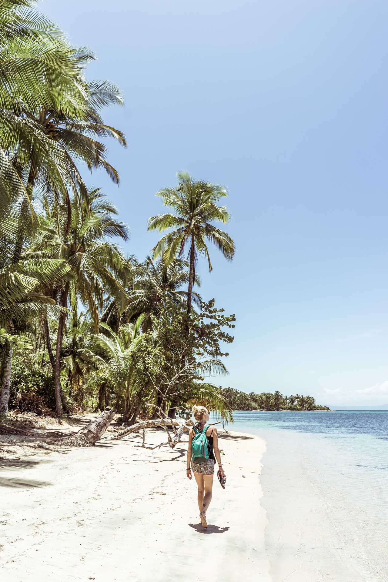 Randonnée sur une plage de Bocas del Toro