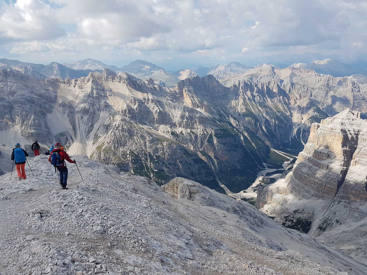 Randonnée Tofana di Rozes, Dolomites en Italie