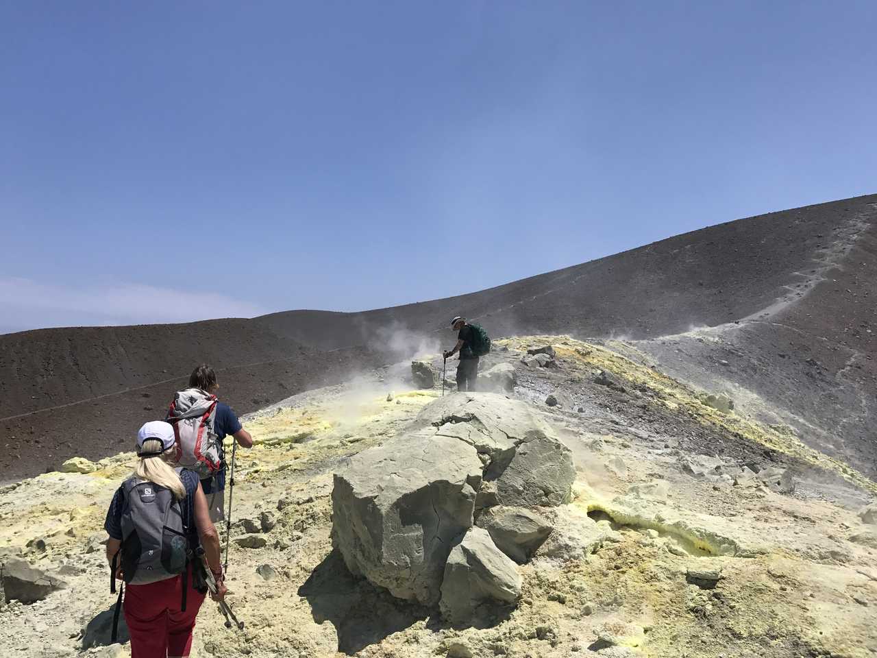 Randonnée Vulcano, Sicile en Italie