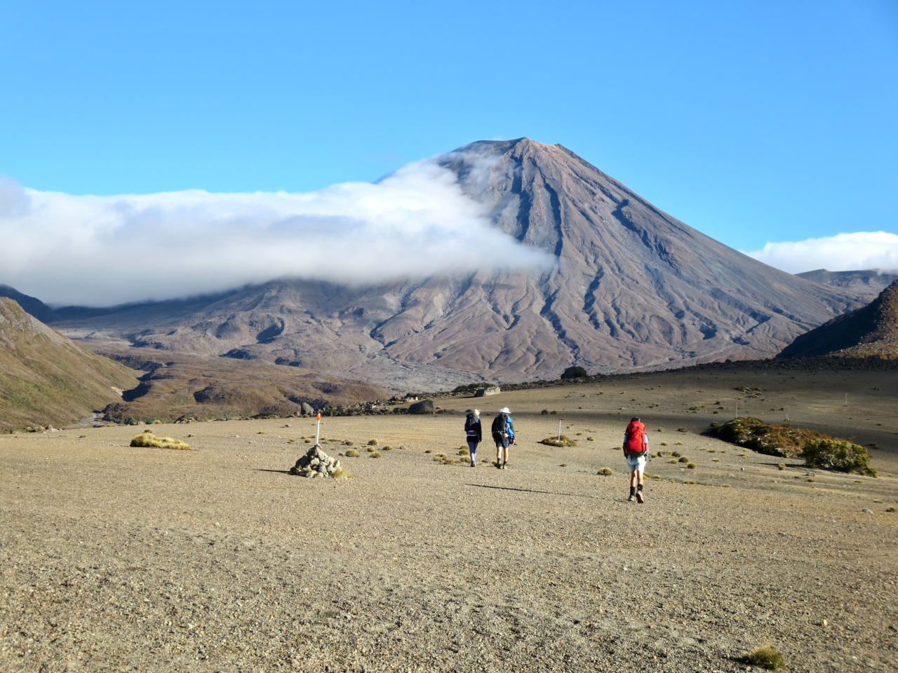 Randonneurs au Parc National de Tongariro